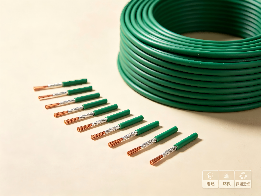 Characteristics of low-smoke halogen-free wires